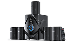 How to set up W58 rear wireless speakers home theater system ?
